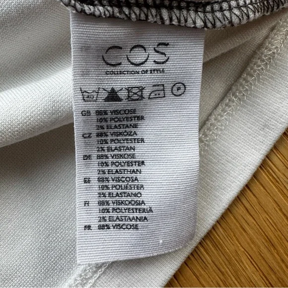 COS LONG SLEEVES COLORBLOCK HEAVYWEIGHT TEE - M - Picture 6 of 10